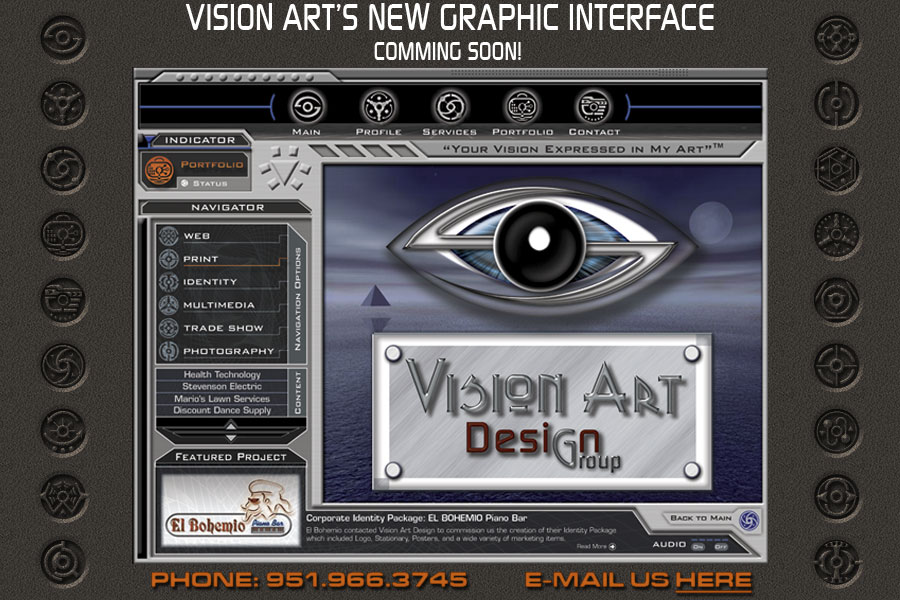 Vision Art Design new graphic interface picture